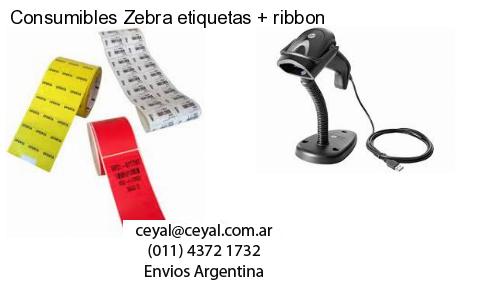 Consumibles Zebra etiquetas   ribbon