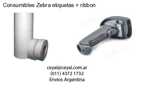 Consumibles Zebra etiquetas   ribbon