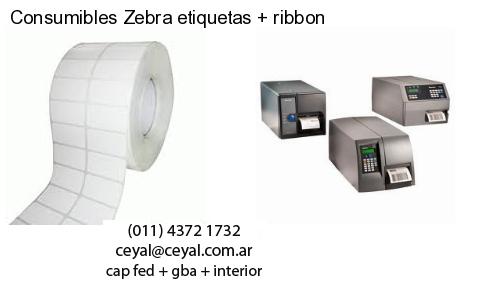 Consumibles Zebra etiquetas   ribbon