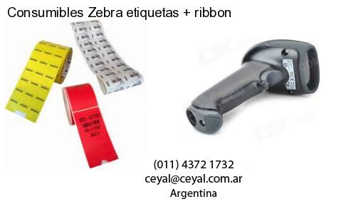 Consumibles Zebra etiquetas   ribbon