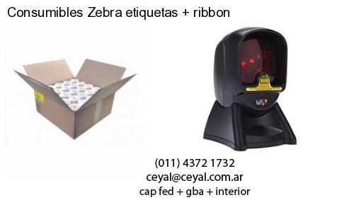 Consumibles Zebra etiquetas   ribbon