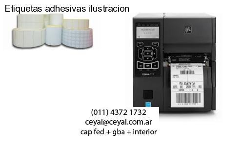 Etiquetas adhesivas ilustracion
