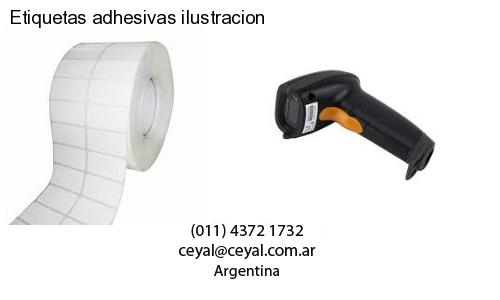 Etiquetas adhesivas ilustracion