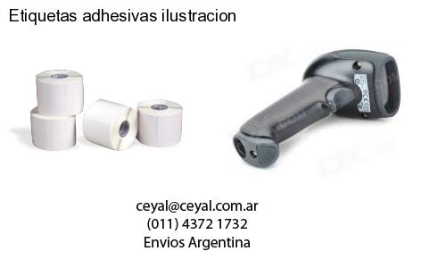 Etiquetas adhesivas ilustracion