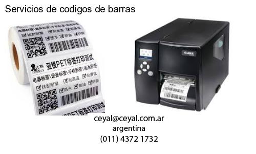 Servicios de codigos de barras