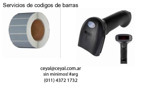 Servicios de codigos de barras