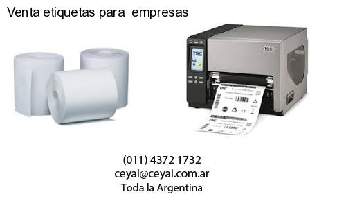 Venta etiquetas para  empresas