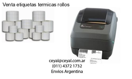 Venta etiquetas termicas rollos