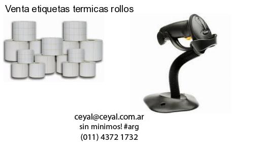 Venta etiquetas termicas rollos