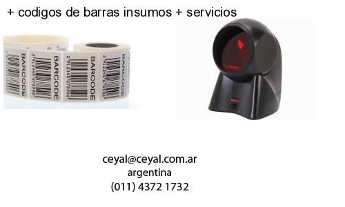   codigos de barras insumos   servicios