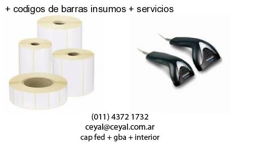   codigos de barras insumos   servicios