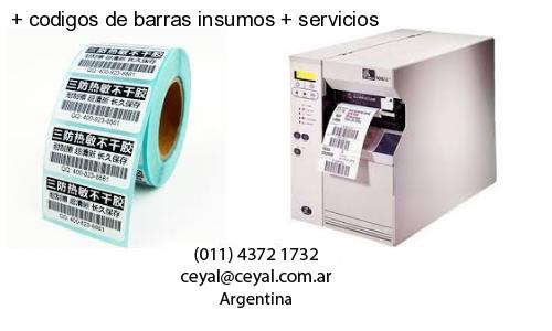   codigos de barras insumos   servicios