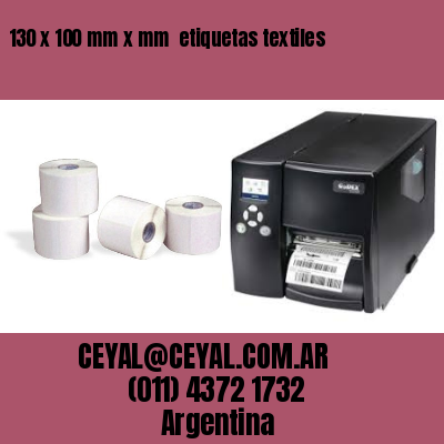 130 x 100 mm x mm  etiquetas textiles