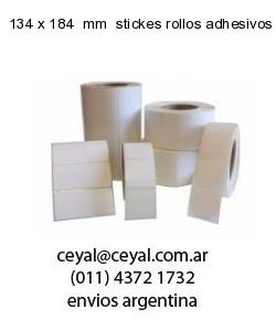 134 x 184  mm  stickes rollos adhesivos