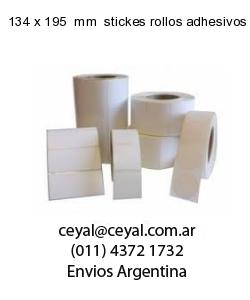 134 x 195  mm  stickes rollos adhesivos