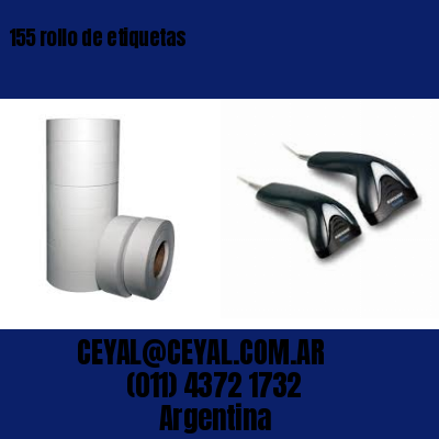 155 rollo de etiquetas