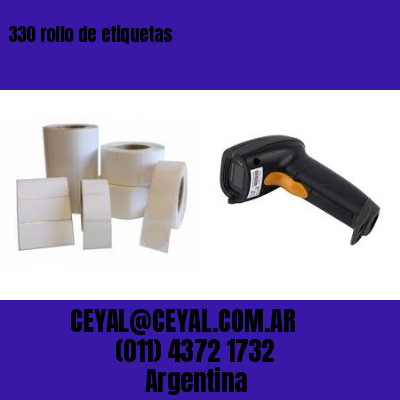 330 rollo de etiquetas