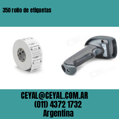 350 rollo de etiquetas