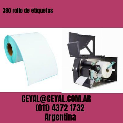 390 rollo de etiquetas