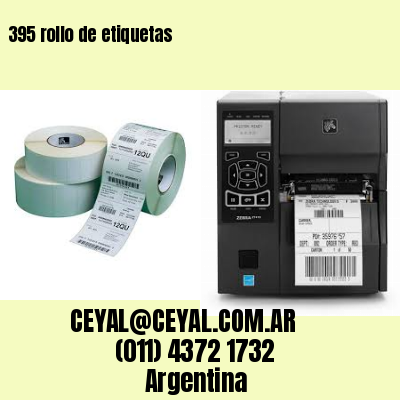 395 rollo de etiquetas