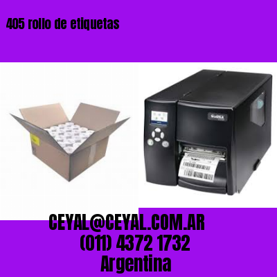 405 rollo de etiquetas