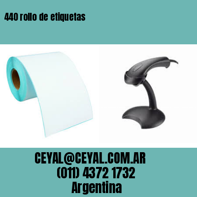 440 rollo de etiquetas