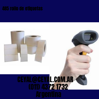 485 rollo de etiquetas
