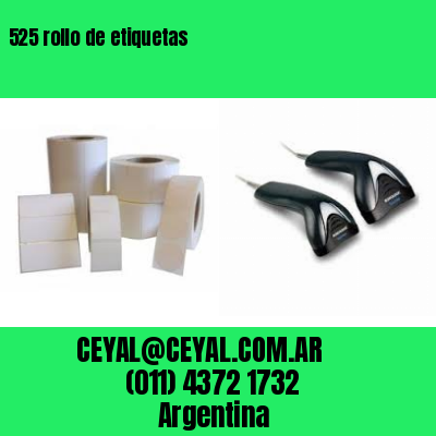 525 rollo de etiquetas