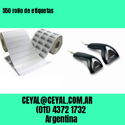550 rollo de etiquetas