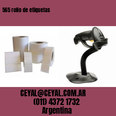 565 rollo de etiquetas