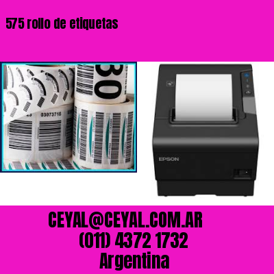 575 rollo de etiquetas