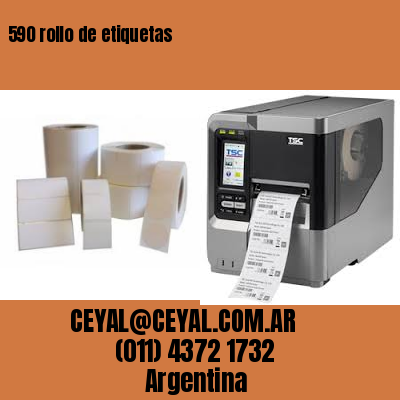 590 rollo de etiquetas