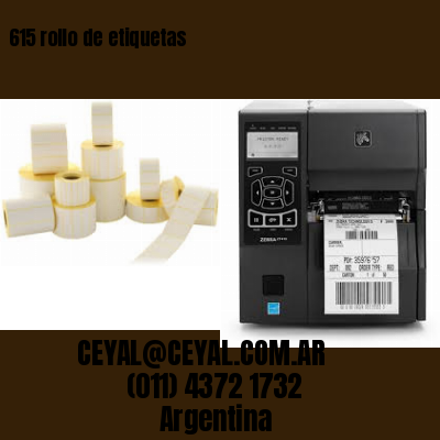 615 rollo de etiquetas