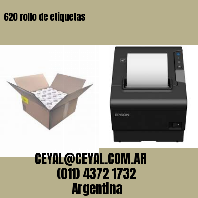 620 rollo de etiquetas