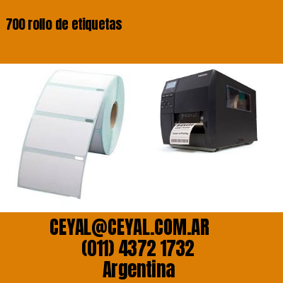 700 rollo de etiquetas