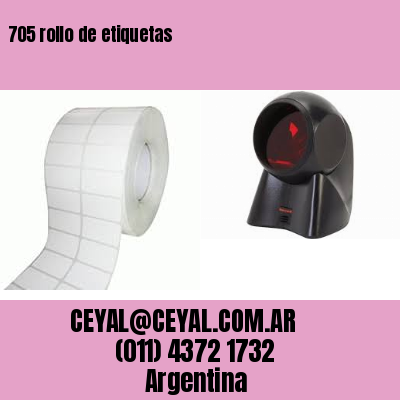 705 rollo de etiquetas