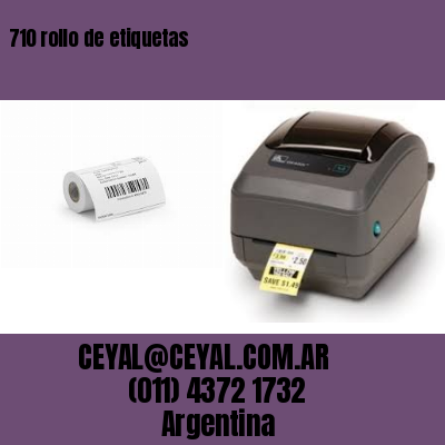 710 rollo de etiquetas