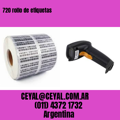 720 rollo de etiquetas
