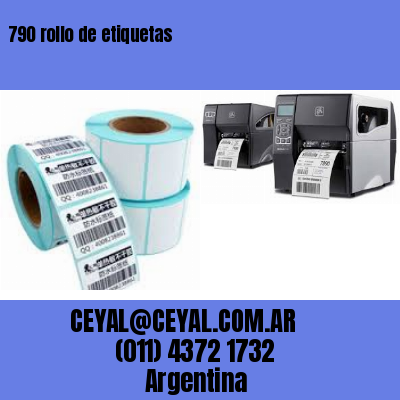 790 rollo de etiquetas