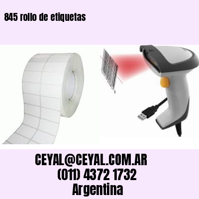 845 rollo de etiquetas