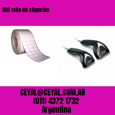 850 rollo de etiquetas