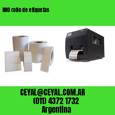 880 rollo de etiquetas
