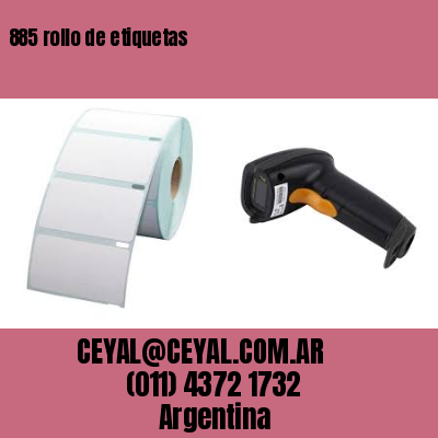885 rollo de etiquetas