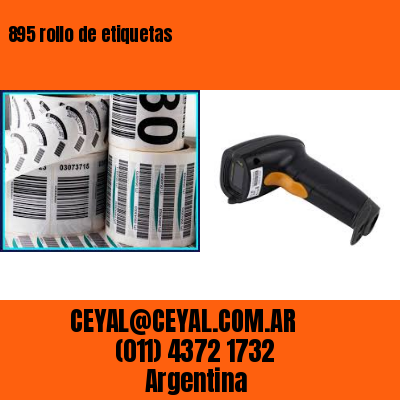 895 rollo de etiquetas