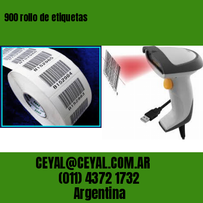 900 rollo de etiquetas