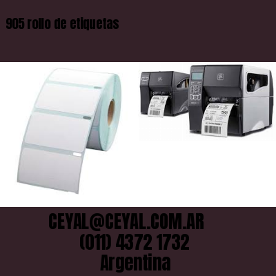 905 rollo de etiquetas