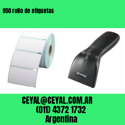 950 rollo de etiquetas