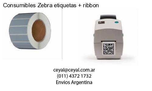 Consumibles Zebra etiquetas   ribbon