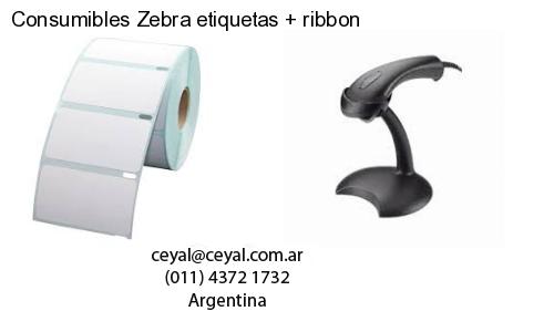 Consumibles Zebra etiquetas   ribbon