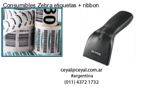 Consumibles Zebra etiquetas   ribbon